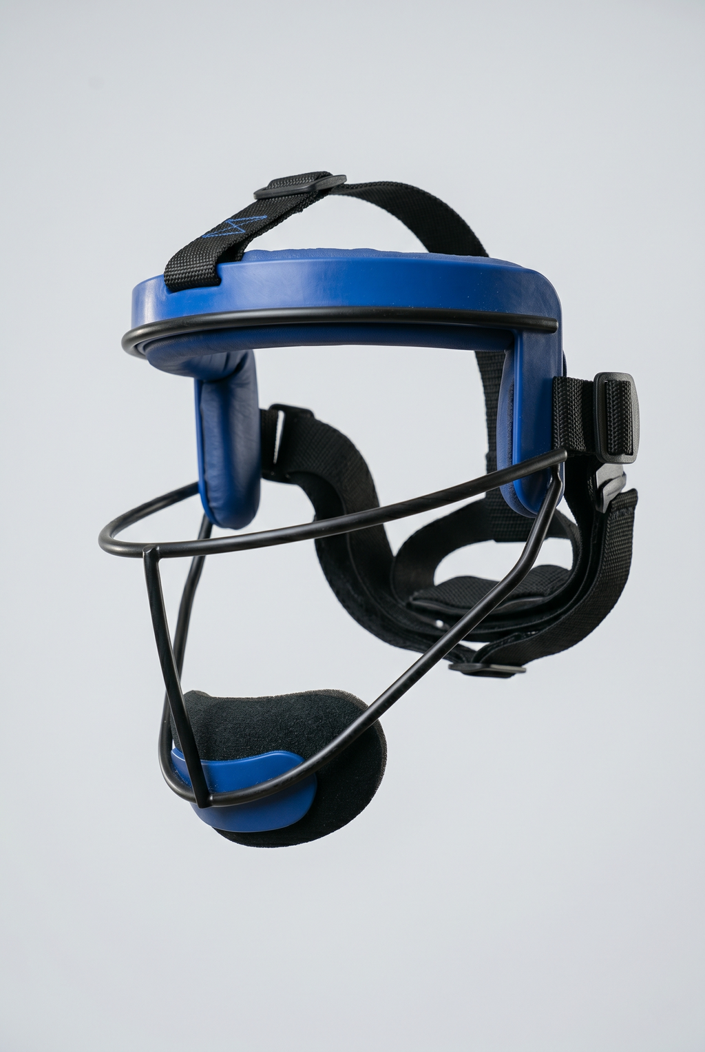 Protective Baseball Face Mask with Blue Padding