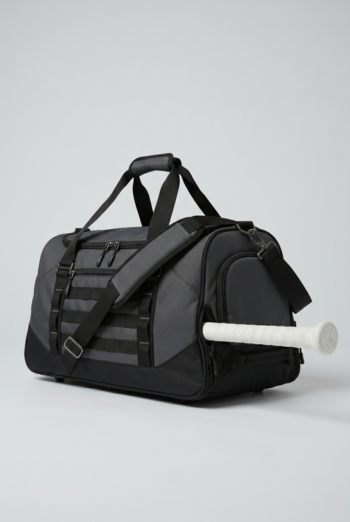 Baseball Equipment Duffel Bag with Bat Holder